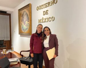 Mara Lezama se reúne con la Presidenta Claudia Sheinbaum Pardo para seguir impulsando proyectos de desarrollo en Quintana Roo