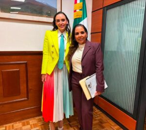 Mara Lezama platico con Altagracia Gómez posibles proyectos de infraestructura energética para Quintana Roo