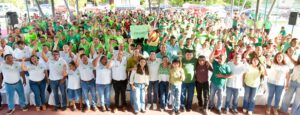 Renán Sánchez Tajonar toma protesta al nuevo Comité Municipal del Partido Verde en Felipe Carrillo Puerto
