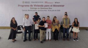 En Quintana Roo, la presidenta Claudia Sheinbaum entrega Vivienda para el Bienestar