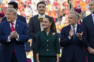La Presidenta Claudia Sheinbaum Pardo, participa en entrega de medallas y felicita a España por ganar el Mundial 2026