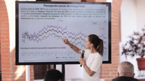 La Estrategia Nacional de Seguridad da resultados y la gente comienza a notarlo: presidenta sobre disminución de percepción de inseguridad