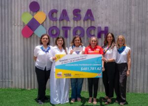Casa Otoch recibe por primera vez recursos del programa de redondeo de Oxxo