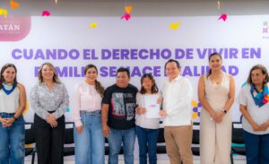 Niñas, niños y adolescentes inician nueva etapa con sus familias en Yucatán