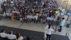 Nuestro gobierno va a beneficiar a 12 millones de familias con el programa de vivienda: presidenta Claudia Sheinbaum en Oaxaca