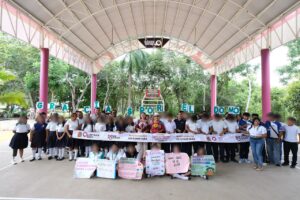 Inaugura Mara Lezama domo en el Cobach de Señor y exhorta a jóvenes a decir no a las drogas y al alcohol