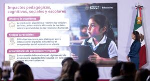 Continúa discusión sobre regulación de plataformas digitales y redes sociales para que se conozca el impacto de su uso excesivo: Presidenta Claudia Sheinbaum Pardo