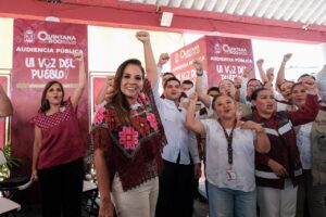 Atiende Mara Lezama de manera directa necesidades de habitantes de Lázaro Cárdenas (+Vídeo)