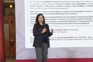 La Presidenta Claudia Sheinbaum Pardo, propone eliminar la doble nacionalidad para quienes aspiren a la Presidencia y gubernaturas