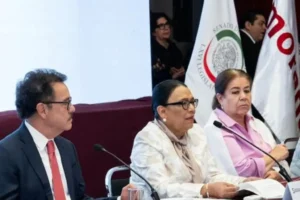 La Secretaria de Gobernación Rosa Icela Rodríguez, llama a morenistas a cuidar legado de AMLO y cerrar filas con la Presidenta Claudia Sheinbaum