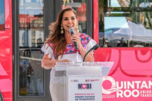 Inicia Mara Lezama operación de MOBI Chetumal con los primeros autobuses eléctricos TARUK, hechos en México (+Vídeo)