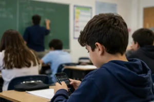 ¿Prohibirán el uso de celulares en escuelas?