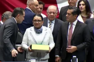 La Secretaría de Gobernación, Rosa Icela Rodríguez entrega al Congreso el Segundo Informe de Gobierno de la Presidenta Claudia Sheinbaum Pardo