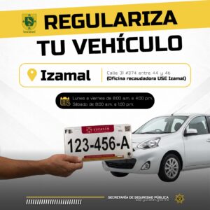 Servicios vehiculares disponibles en Izamal