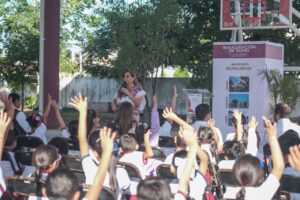 Entrega Mara Lezama un domo más en Cozumel, para beneficio de 730 estudiantes de primaria