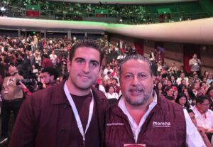 Jorge Sanén en unidad conmemora los 15 años de la fundación de morena