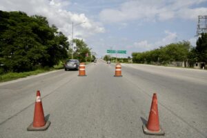 Anuncian cierres viales por trabajos en el Paso Superior Vehicular de la 50 Sur en Mérida