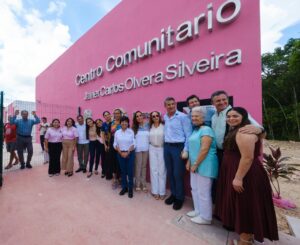 Inaugura Mara Lezama primera etapa del Centro Comunitario Puerto Maya en Playa del Carmen (+Vídeo)